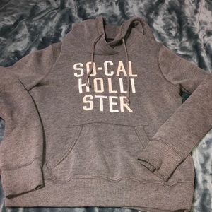 So-Cal Hollister Grey Hoodie